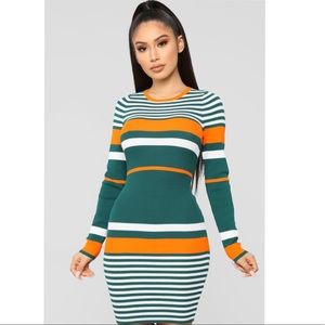 Fashion Nova Struttin’ Side to Side Sweater Dress